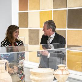 HRH Princess Dana Firas of Jordan Visits the Chau Chak Wing Museum