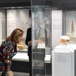 HRH Princess Dana Firas of Jordan Visits the Chau Chak Wing Museum