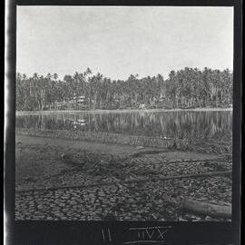 [Narau] The Buoda Lagoon Showing some of the Ponds Dry; Looking Across Baŋabarŋa Towards the West