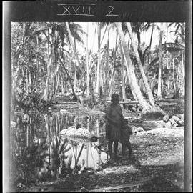 [Narau] Woman and Child who have been Bathing in this Lagoon