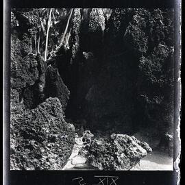 [Narau] Stone Representation of Emenea when she Gave Birth to Gob (From the Sea-ward Side)