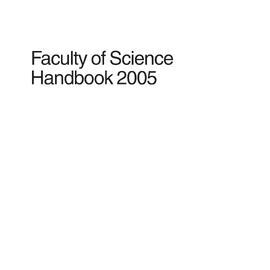 Faculty of Science Handbook 2005