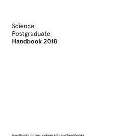 Faculty of Science Postgraduate Handbook 2018
