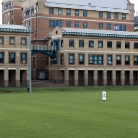 View of The Square and Education Building