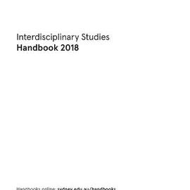 Interdisciplinary Studies Handbook 2018