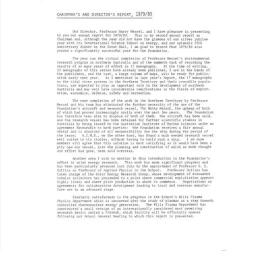 Science Foundation for Physics Annual Report 1979/1980