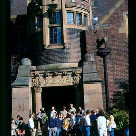 Students Outside JD Stewart Building