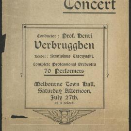 The Lady Northcote Permanent Orchestra Trust Fund Orchestral Concert