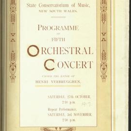 Fifth Orchestral Concert