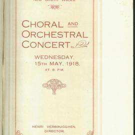 Choral and Orchestral Concert