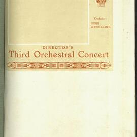 Director's Third Orchestral Concert of the Subscription Series, Session 1918