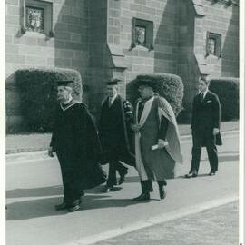 Academic Procession at Ceremony of Commemoration of Benefactors, 1951