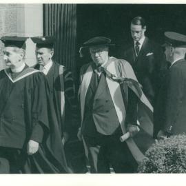 Academic Procession at Ceremony of Commemoration of Benefactors, 1951