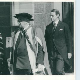 Academic Procession at Ceremony of Commemoration of Benefactors, 1951