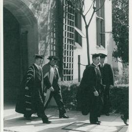 Academic Procession at Ceremony of Commemoration of Benefactors, 1951