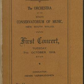 Adelaide Town Hall - First Orchestral Concert