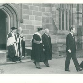 Ad Eundem Gradum Degrees Conferred Upon the Rt. Hon. Viscount Jowitt and Dean Erwin Griswold, Academic Procession