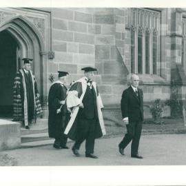 Ad Eundem Gradum Degrees Conferred Upon the Rt. Hon. Viscount Jowitt and Dean Erwin Griswold, Academic Procession