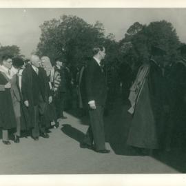 Ad Eundem Gradum Degrees Conferred Upon the Rt. Hon. Viscount Jowitt and Dean Erwin Griswold, Academic Procession