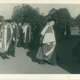 Ad Eundem Gradum Degrees Conferred Upon the Rt. Hon. Viscount Jowitt and Dean Erwin Griswold, Academic Procession