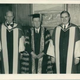 Ad Eundem Gradum Degrees Conferred Upon the Rt. Hon. Viscount Jowitt, Lord High Chancellor of England, Dean Erwin Griswold, Dean of Harvard Law School