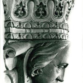 Carved Portrait Head of William Shakespeare in the Professorial Board Room