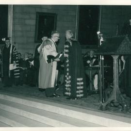 Centenary Celebrations - Conferring of Honorary Degree upon Herbert Vere Evatt, Q.C.