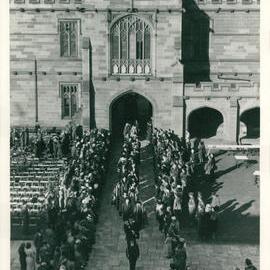 Centenary Oration, Academic Procession after Ceremony