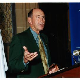 Olympic Runner Herb Elliott Speaks at Sydney Olympics Event in MacLaurin Hall