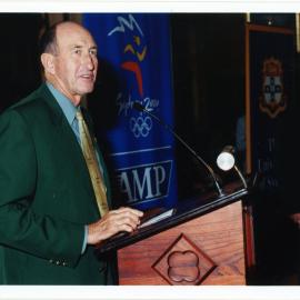 Olympic Runner Herb Elliott Speaks at Sydney Olympics Event in MacLaurin Hall
