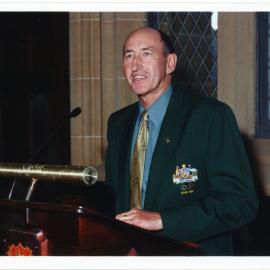 Olympic Runner Herb Elliott Speaks at Sydney Olympics Event in MacLaurin Hall