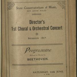 Director's 1st Choral and Orchestral Concert - Beethoven