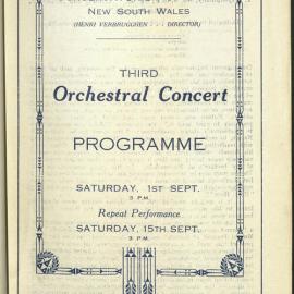 Third Orchestral Concert