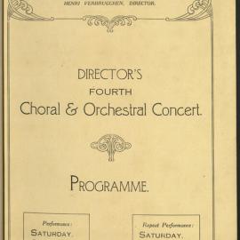 Director's Fourth Choral and Orchestral Concert