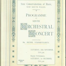 Sixth Orchestral Concert