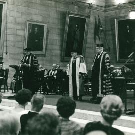 Conferring of Honorary Degree of Doctor of Letters Upon the Chancellor Emeritus Sir Charles Bickerton Blackburn