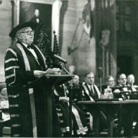 Conferring of Honorary Degree of Doctor of Letters Upon the Chancellor Emeritus Sir Charles Bickerton Blackburn