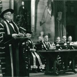 Conferring of Honorary Degree of Doctor of Letters Upon the Chancellor Emeritus Sir Charles Bickerton Blackburn