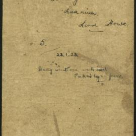 Lord Howe Atoll Notebook [Malaita Province, Solomon Islands]