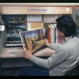 Student in Language Laboratory