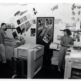 Students at the Colour Copy Centre