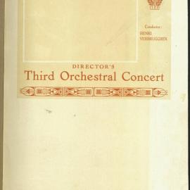 Director's Third Orchestral Concert