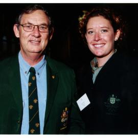 Guests at a Pin Presentation Evening for Sydney Olympic Representatives in MacLaurin Hall