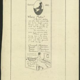 Melbourne and Adelaide Tour 1919 - Adelaide Town Hall - Fourth Concert