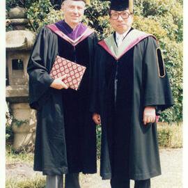 Honorary Degree Conferred Upon John Manning Ward by Waseda University, Japan