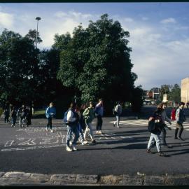 Students Walking Between Lectures