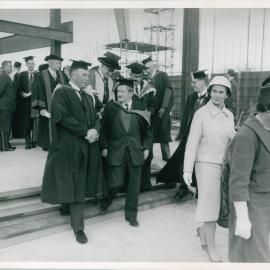 Laying of the Foundation Stone of Fisher Library by the Prime Minister, the Right Honourable RG Menzies
