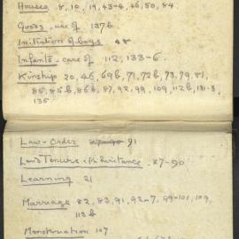 Manum Island Field Notebook