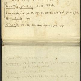 Manum Island Field Notebook 