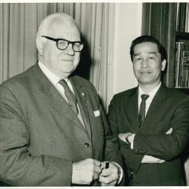 Presentation of Cheque for £2000 from the Vietnamese Government for International House 